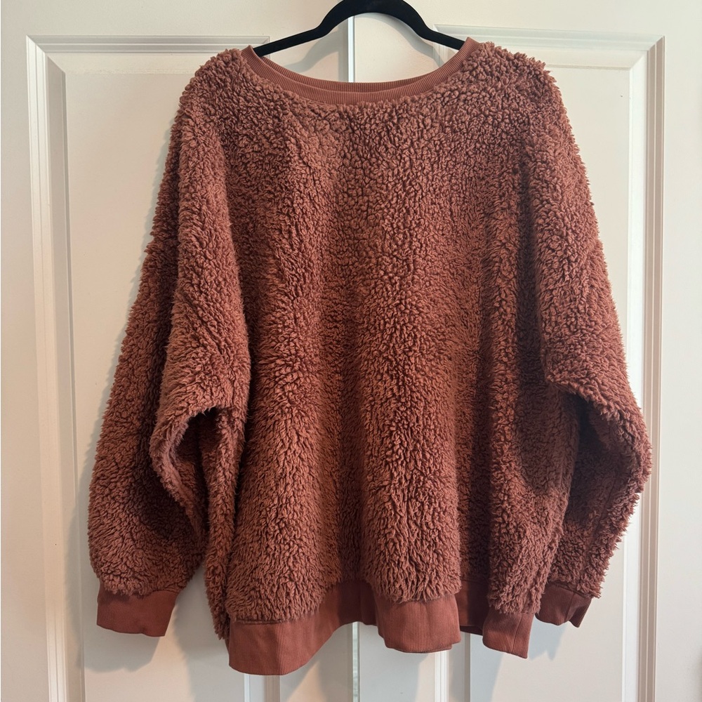 Cozy Teddy Bear Brown Sweatshirt